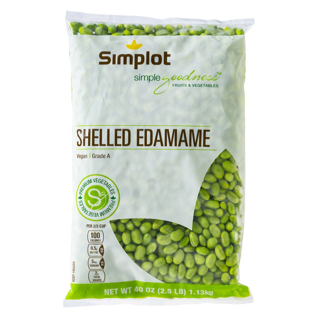 VEG EDAMAME BEAN SHELLED 6/2.5 LB Horizons Supplies