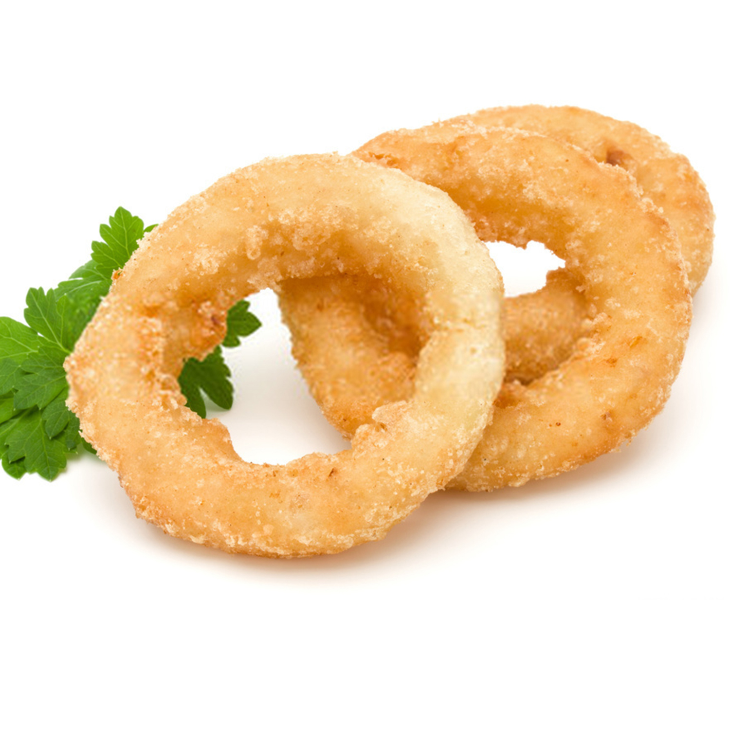 Fried squid rings breaded with lemon on a plate - Stock Photo [88050613] -  PIXTA